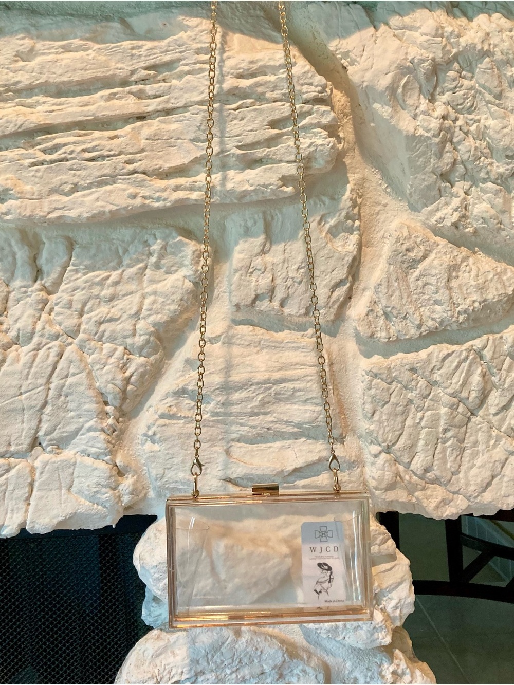 NWT Clear Minaudière crossbody bag/ clutch - Picture 3 of 12